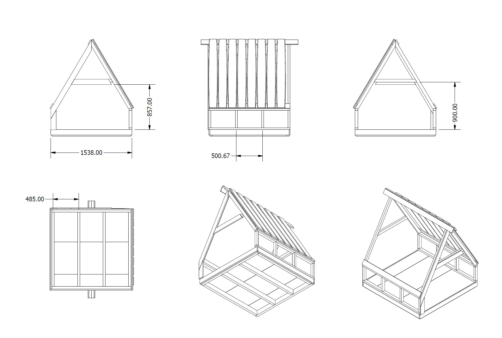 Casita — A-Frame Children's Playhouse