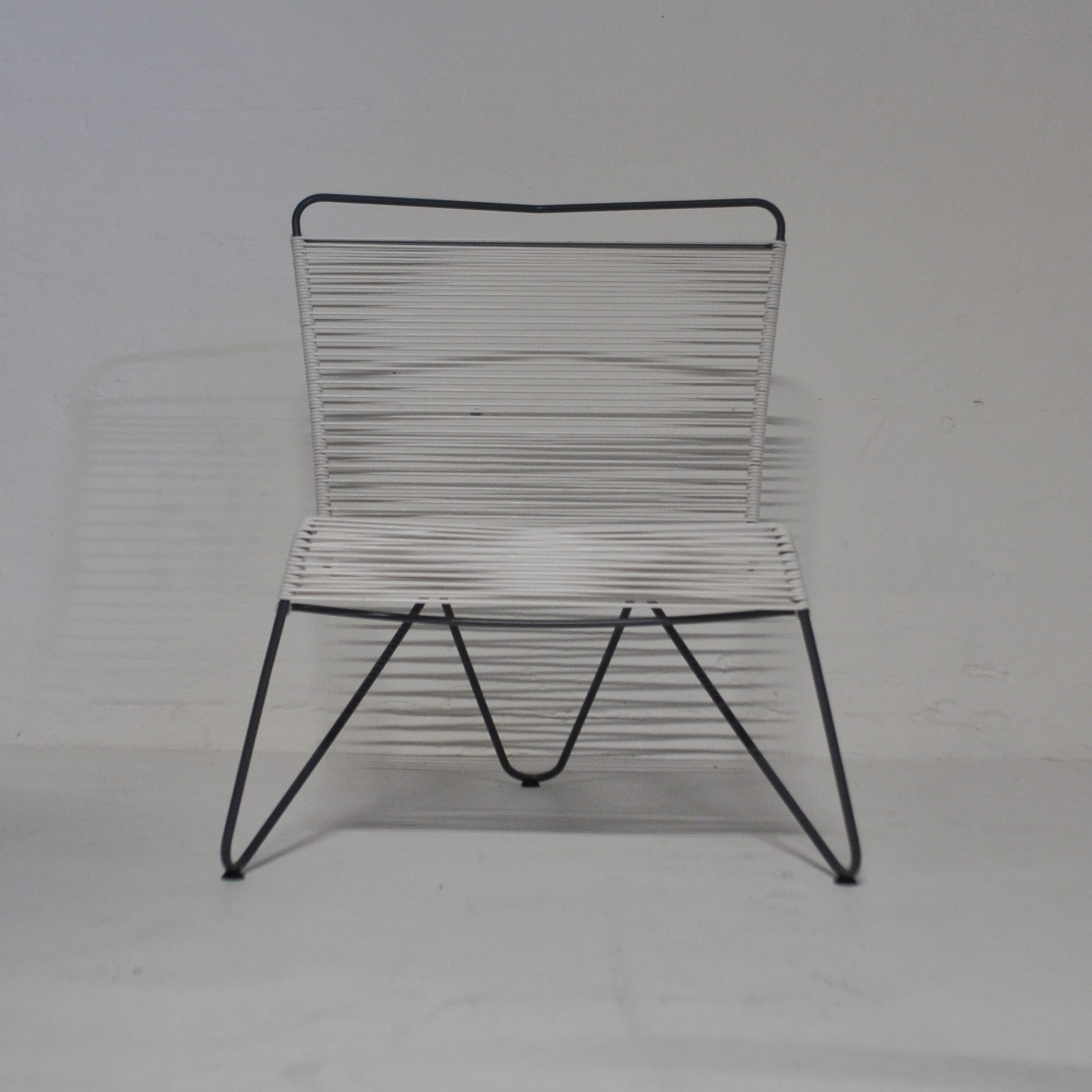 Front view of finished chair